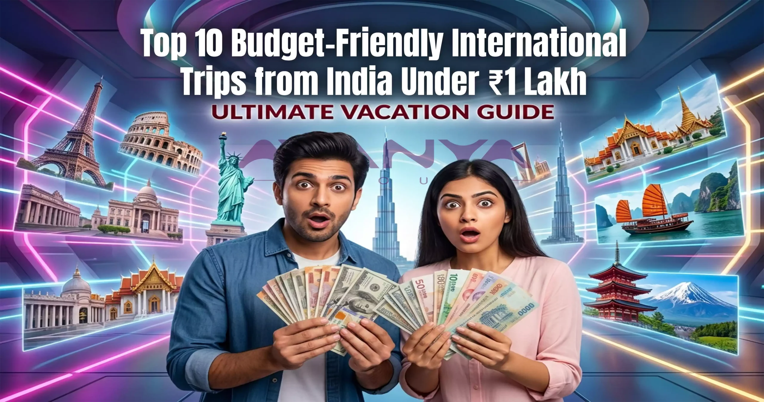 Top 10 Budget-Friendly International Trips from India Under ₹1 Lakh | Affordable Foreign Tours You Can Actually Plan