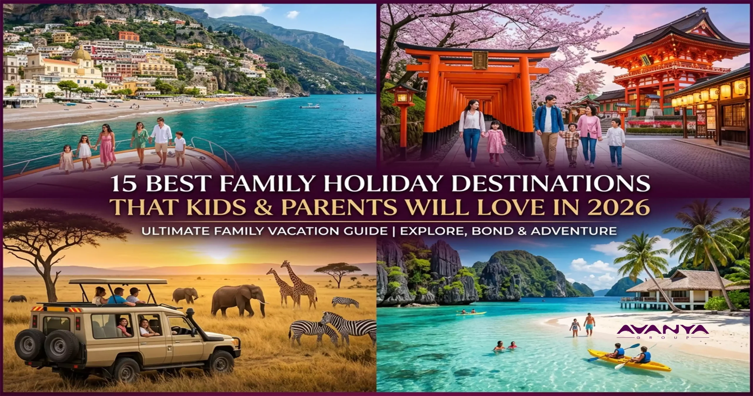 15 Best Family Holiday Destinations That Kids and Parents Will Love in 2026 | Ultimate Family Vacation Guide