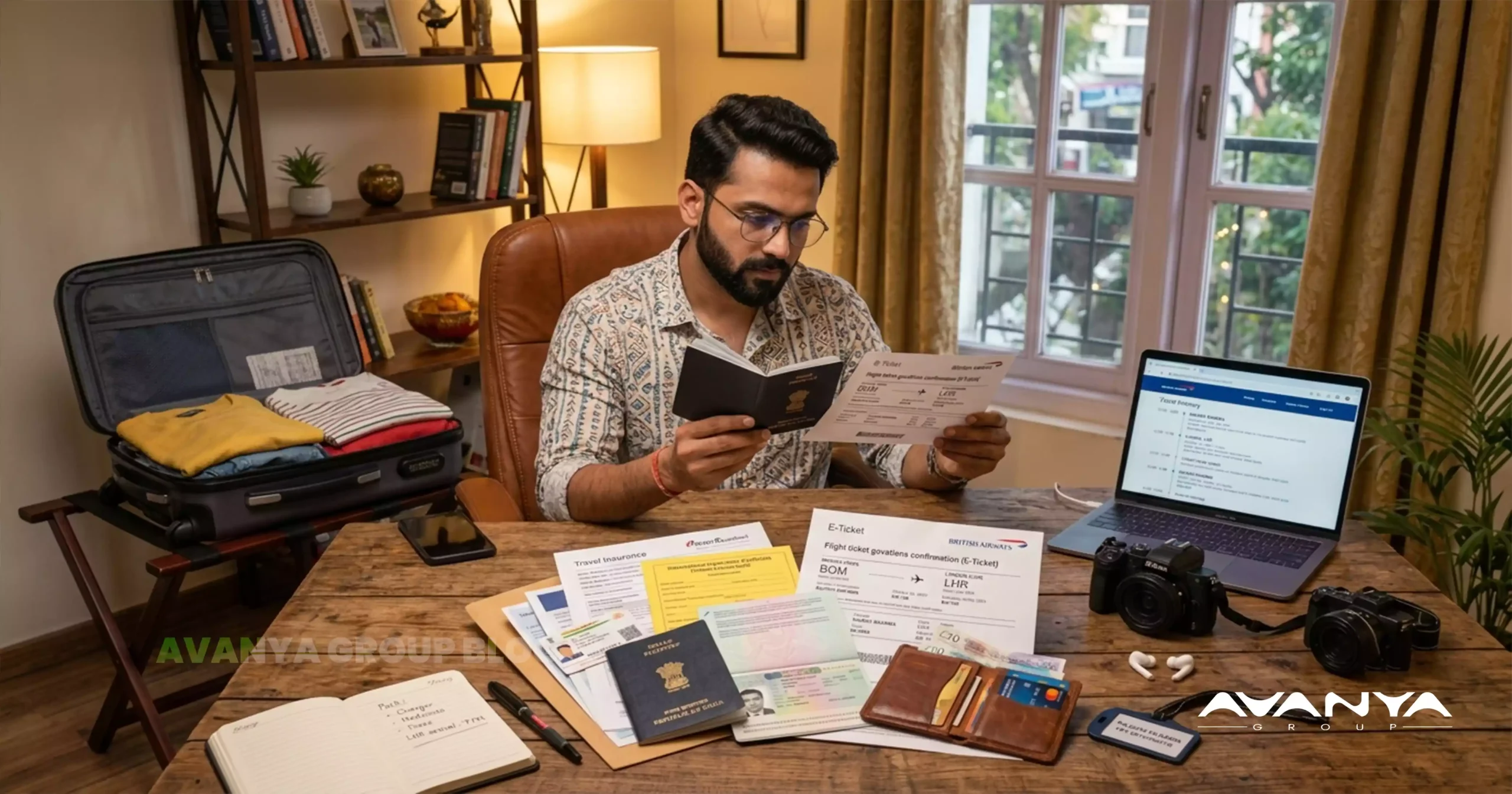 International Travel Checklist for Indians: Passport, Visa, Flight Tickets and Essential Documents.